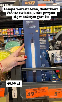 Lampa warsztatowa  promocja w Biedronka