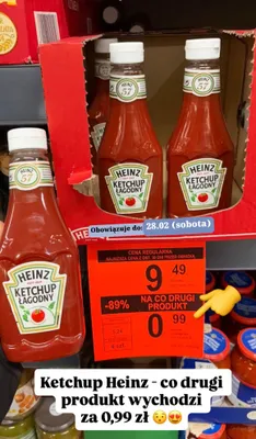 Ketchup łagodny promocja w Aldi