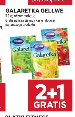 Galaretka Gellwe agrestowa promocja w Stokrotka