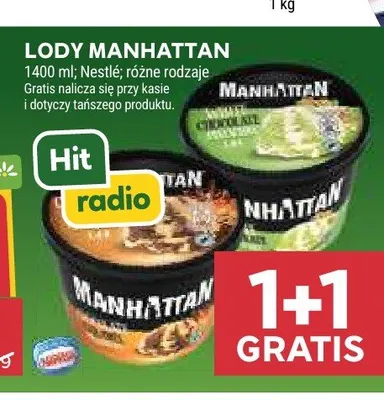 Lody Manhattan promocja w Stokrotka