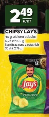 Chipsy Lay's zielona cebula promocja w Stokrotka