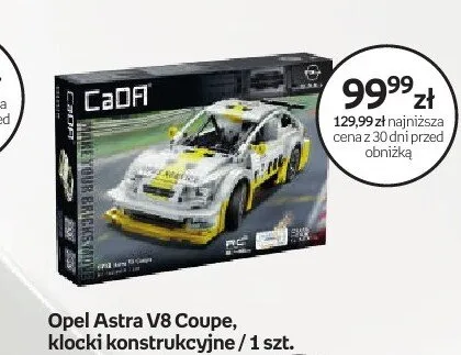 Klocki konstrukcyjne CaDA Opel Astra V8 Coupe promocja w Dzień Dziecka