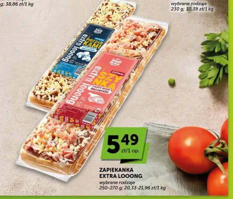 Zapiekanka z pieczarkami Smak Mak Extra Looong promocja w Euro Sklep