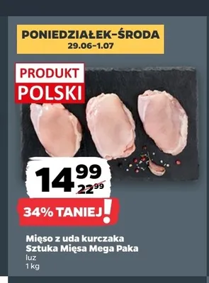 Mięso z uda kurczaka Sztuka Mięsa promocja w Netto