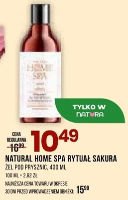 Żel pod prysznic rytuał sakura promocja w Drogerie Natura