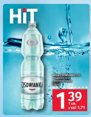 Woda Cisowianka promocja w Selgros