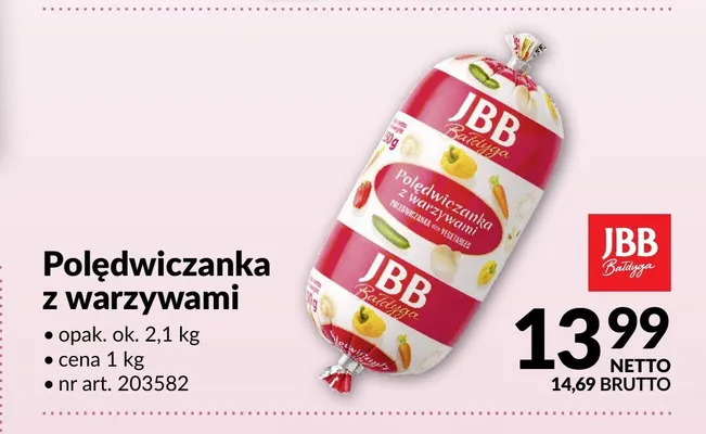 Połędwiczanka z warzywami JBB Bałdyga promocja w Makro