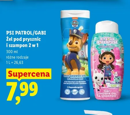 Żel pod prysznic i szampon 2 w 1 Gabi promocja w Lidl