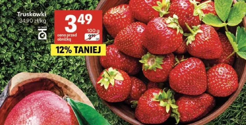 Truskawki promocja w Delikatesy Centrum