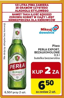 Piwo Perła Export promocja w Carrefour Express