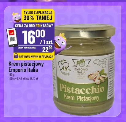 Krem pistacjowy Emporio Italia promocja w POLOmarket