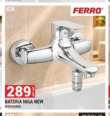 Bateria wannowa Niga New Ferro promocja w Merkury Market