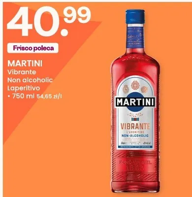 Aperitivo Martini Vibrante Non Alcoholic promocja w Frisco