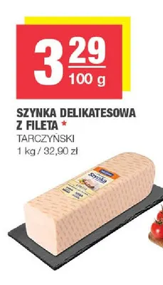 Szynka delikatesowa z fileta Tarczyński promocja w SPAR