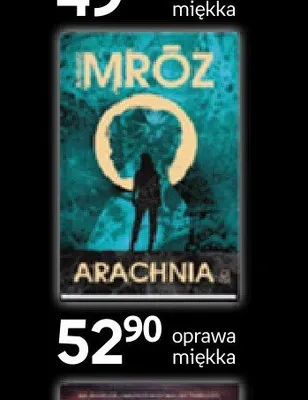 Książka Arachnia Remigiusz Mróz oprawa miękka promocja w Empik