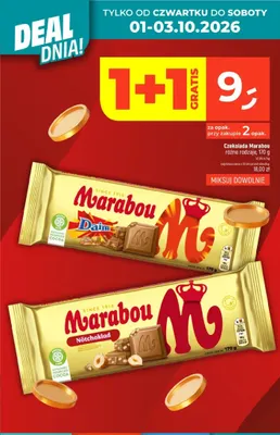 Czekolada Marabou Daim promocja w Dealz