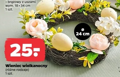 Wieniec wielkanocny promocja w Netto