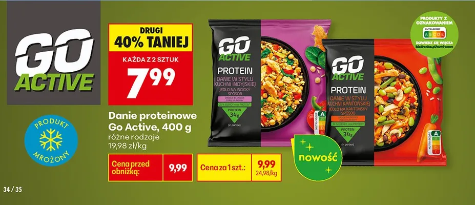 Danie proteinowe różne rodzaje promocja w Biedronka