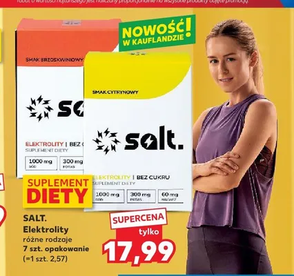 Suplement diety Elektrolity Salt. smak brzoskwiniowy promocja w Kaufland