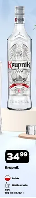 Wódka Krupnik promocja w Netto