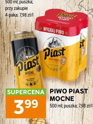 Piwo Piast Wrocławski 4-pak 500 ml promocja w Stokrotka