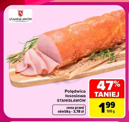 Polędwica łososiowa Stanisławów promocja w Carrefour