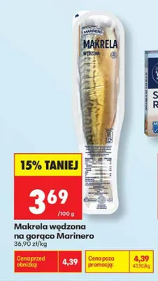 Makrela wędzona na gorąco Marinero promocja w Biedronka