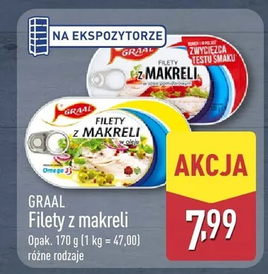 Filety z makreli promocja w Aldi