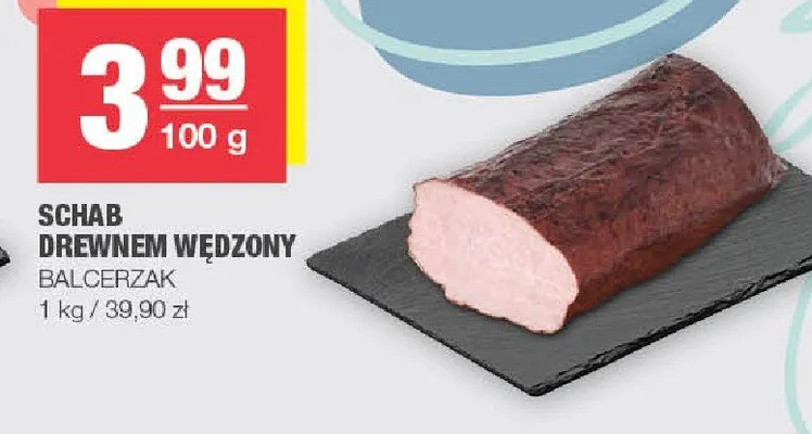 Schab drewnem wędzony promocja w SPAR