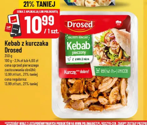 Kebab z kurczaka Drosed promocja w POLOmarket