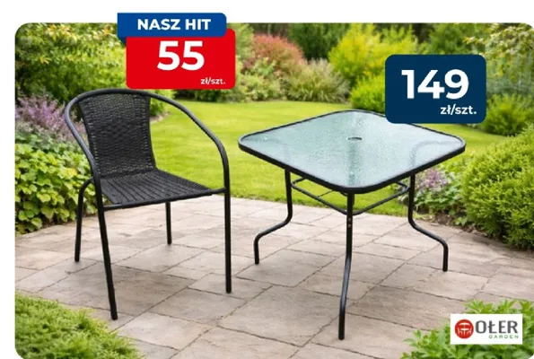 Krzesło ogrodowe rattanowe promocja w PSB Mrówka