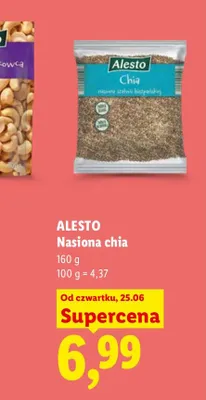 Nasiona chia Alesto promocja w Lidl