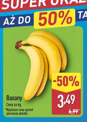 Banany promocja w Aldi