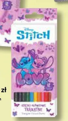 Kredki ołówkowe Stitch 12 kolorów promocja w Empik