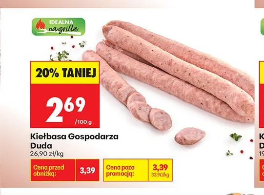 Kiełbasa Gospodarza Duda promocja w Biedronka