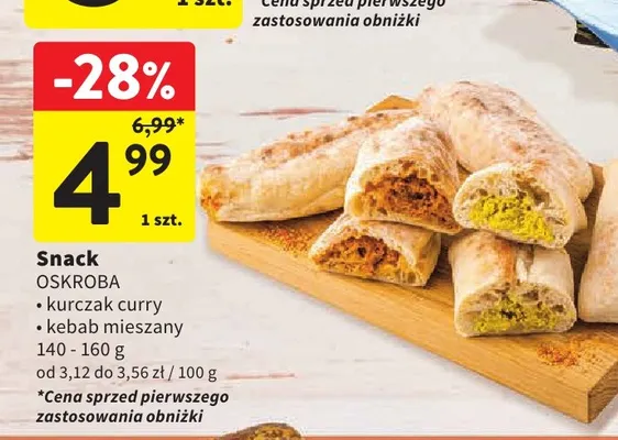Snack kebab mieszany Oskroba promocja w Intermarche