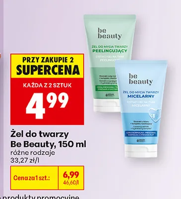 Żel do twarzy Be Beauty promocja w Biedronka