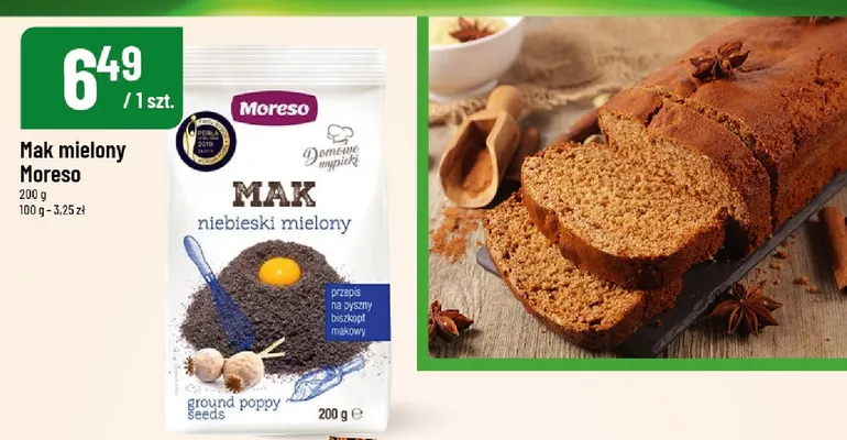 Mak mielony Moreso promocja w POLOmarket