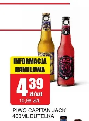 Piwo smakowe Capitan Jack Cuba Libre promocja w Bingo