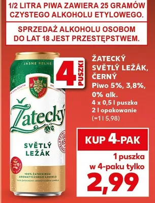 Piwo promocja w Kaufland