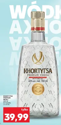 Wódka Khortytsa Premium promocja w Kaufland