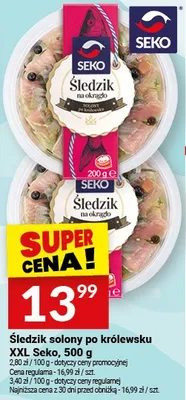 Śledź solony po królewsku XXL promocja w Twój Market