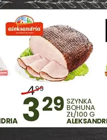 Szynka Bohuna Aleksandria promocja w Wafelek