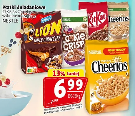 Płatki śniadaniowe Cookie Crisp promocja w Prim Market