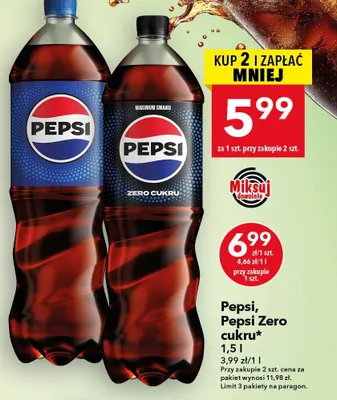 Napój gazowany Pepsi promocja w LEWIATAN