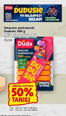 Smaczne paróweczki Dudusie Duda promocja w Prim Market