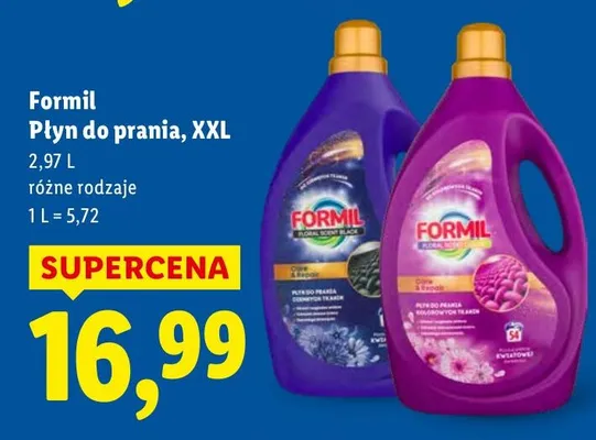 Płyn do prania XXL 2,97 l promocja w Lidl