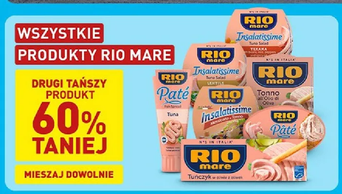 Produkty Rio Mare promocja w Aldi