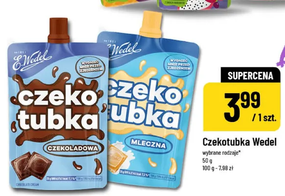 Czekotubka Wedel mleczna promocja w POLOmarket