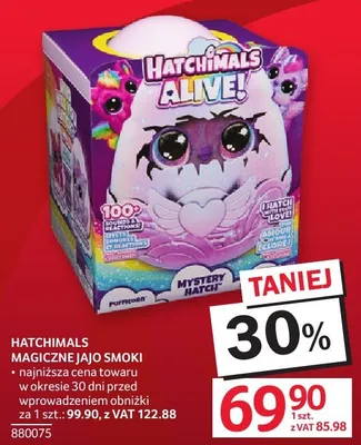 Zabawka interaktywna HATCHIMALS MAGICZNE JAJO SMOKI promocja w Selgros
